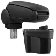 Bracciolo centrale per Kia Rio 3a generazione tipo UB con scomparto imbottito in tessuto nero 03 0000508