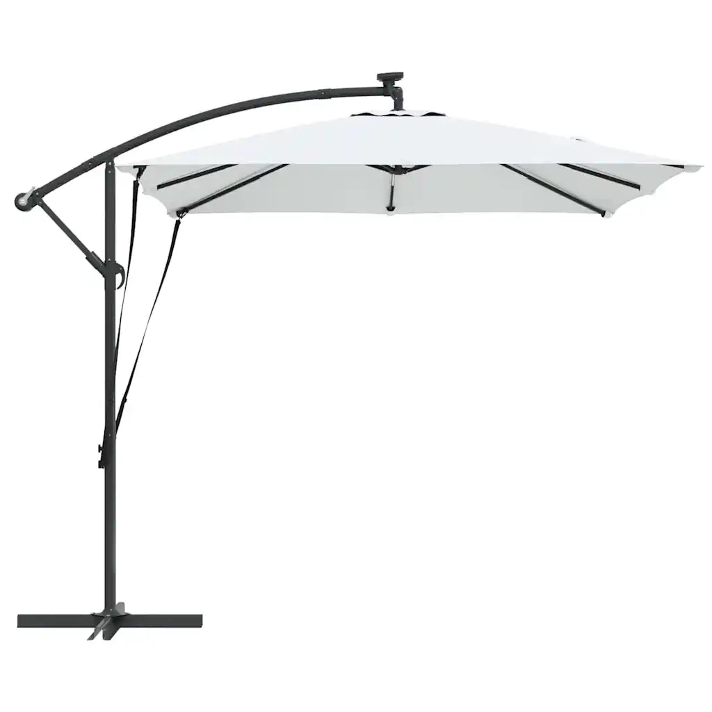 Ombrellone-Ombrello da giardino balcone Sabbia 249 x 249 x 250 cm Poliestere e Alluminio