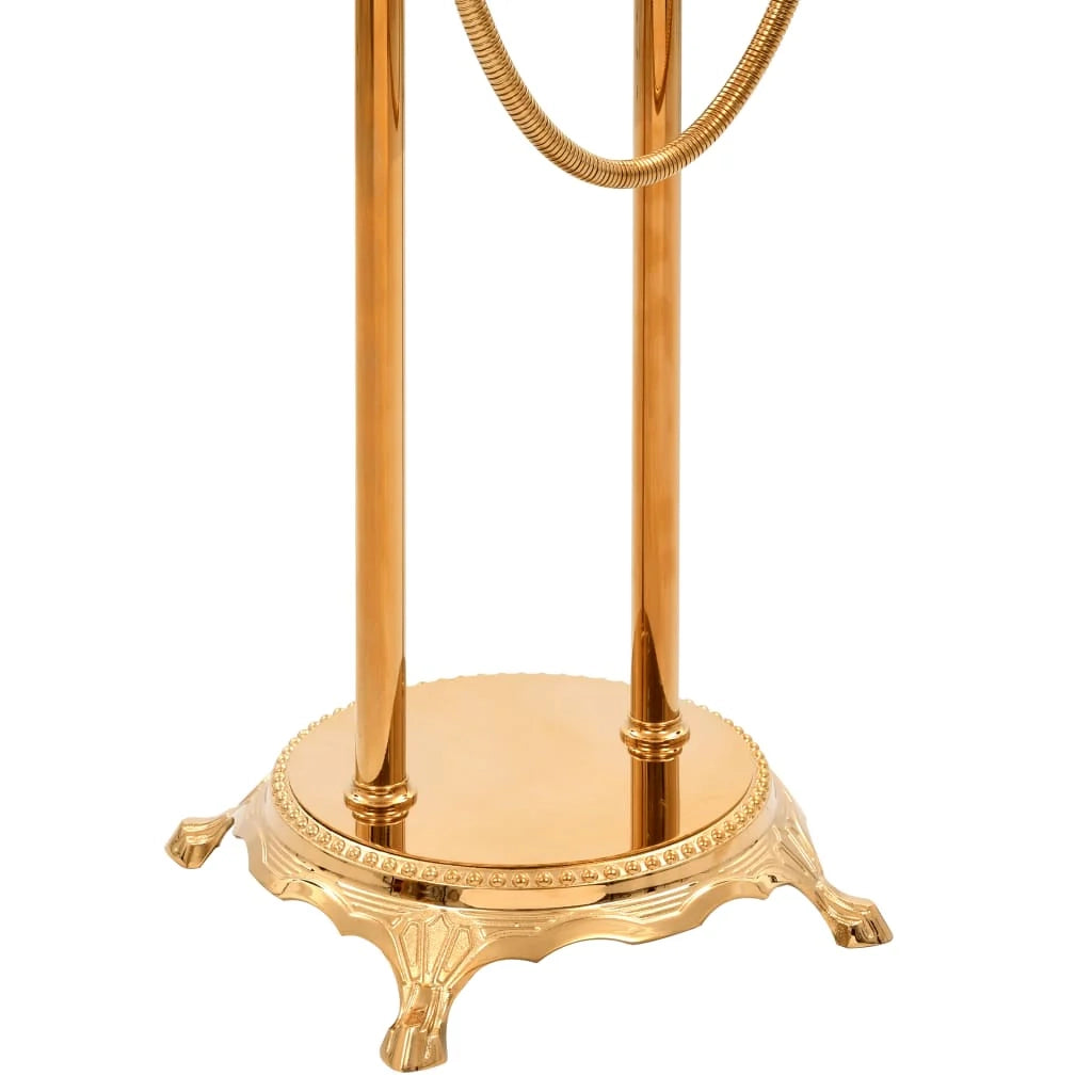 Rubinetto per vasca da bagno indipendente in acciaio inox 99,5 cm finitura oro 02_0003479