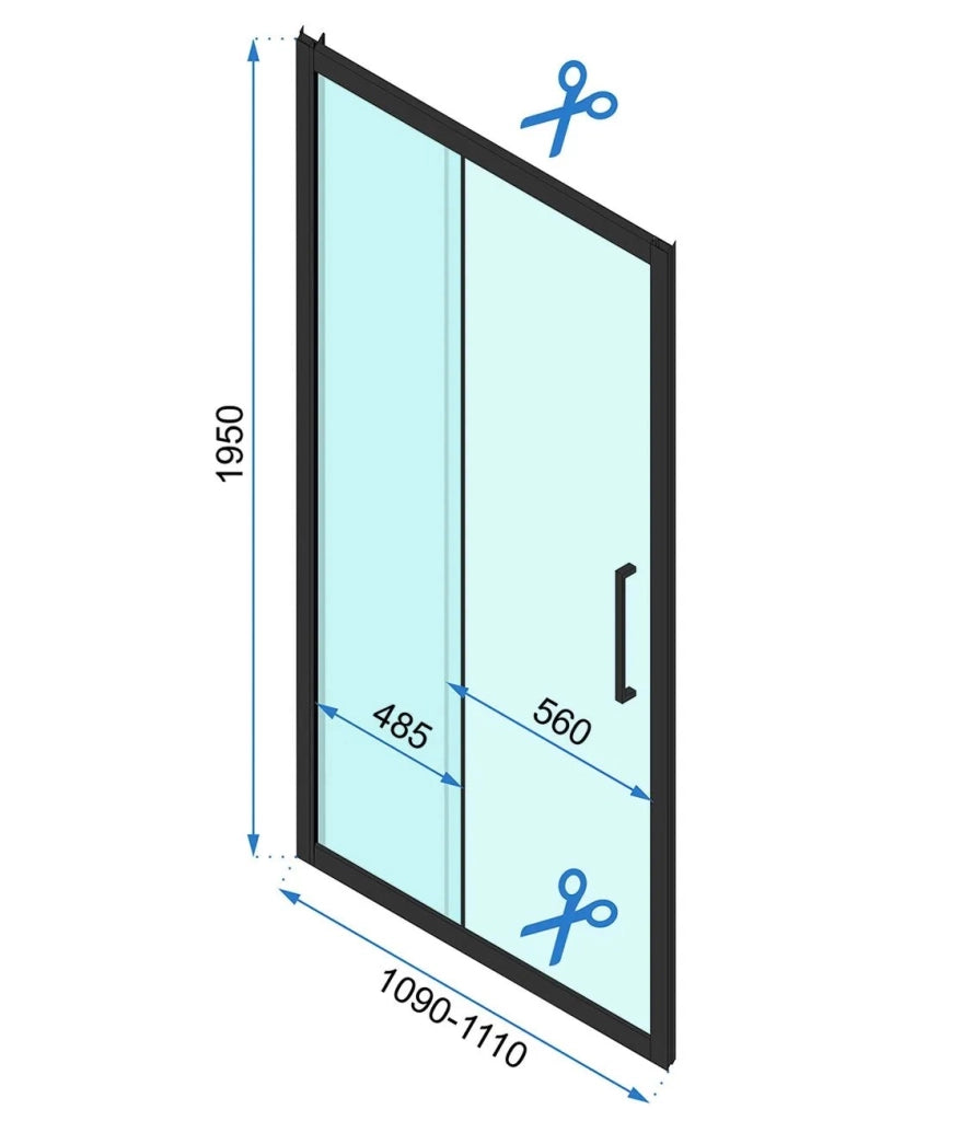 Cabina Doccia Rapid Slide Chrom 150x90