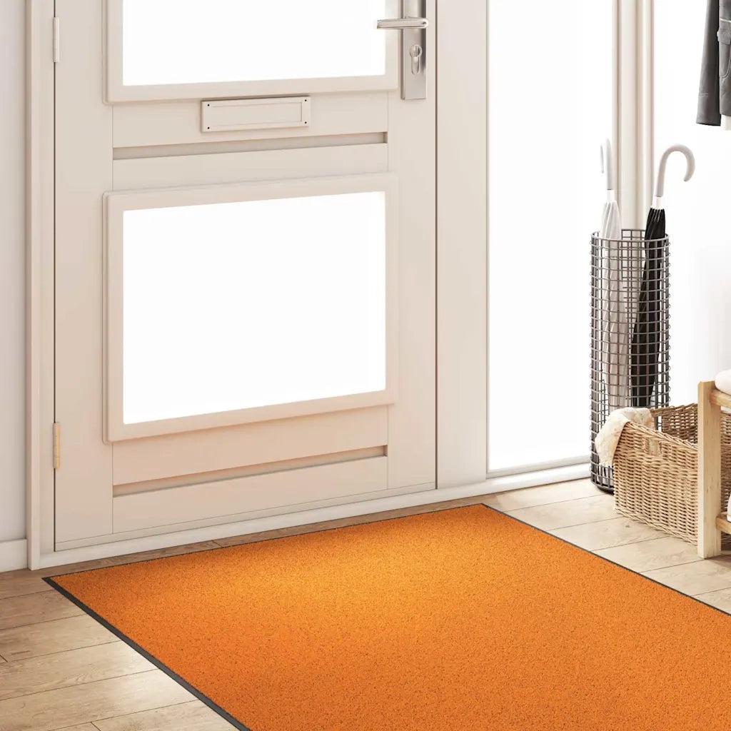 Tappetino Altro Arancione e Nero 120 x 250 cm Poliammide e PVC 4100745
