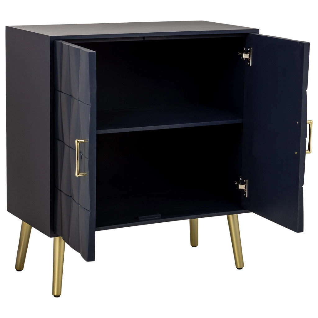 Mobile ingresso in legno nero 76x38x83h cm