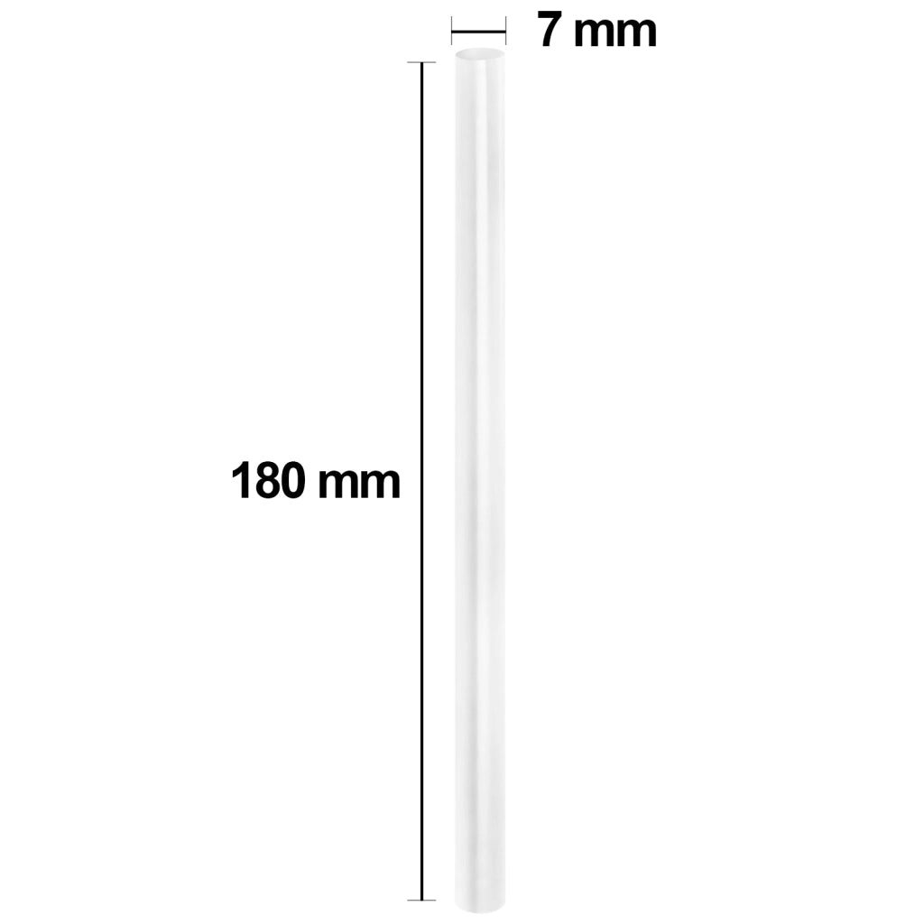 Confezione da 10 Bastoncini di Colla Termofusibile 7 x 180 mm Formato Stick Bianco Avizar