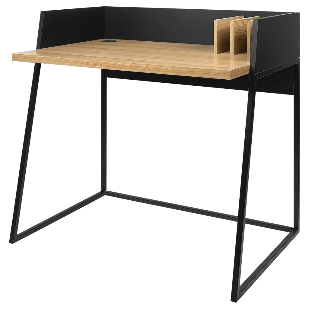 Scrivania in legno e nero CHARLES