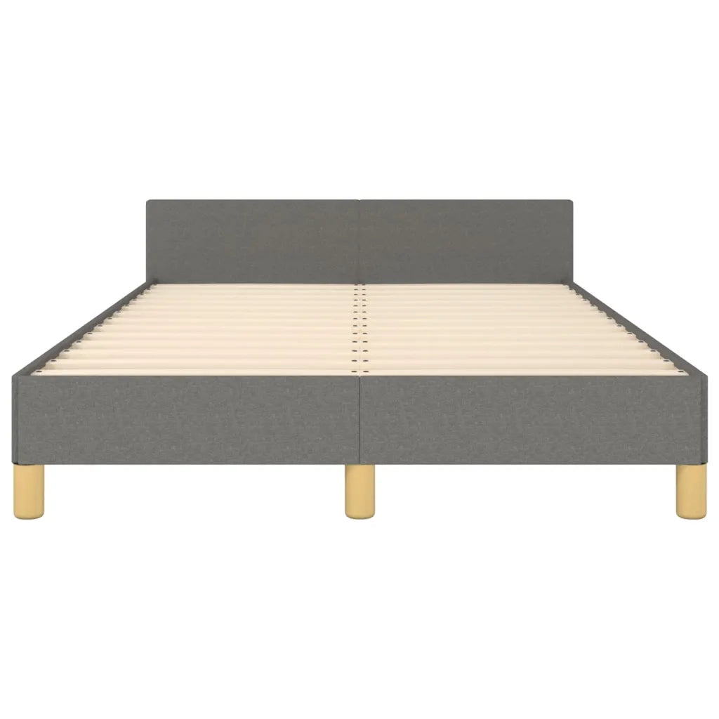 Giroletto senza Materasso Grigio Scuro 120x200 cm Tessuto 3124880