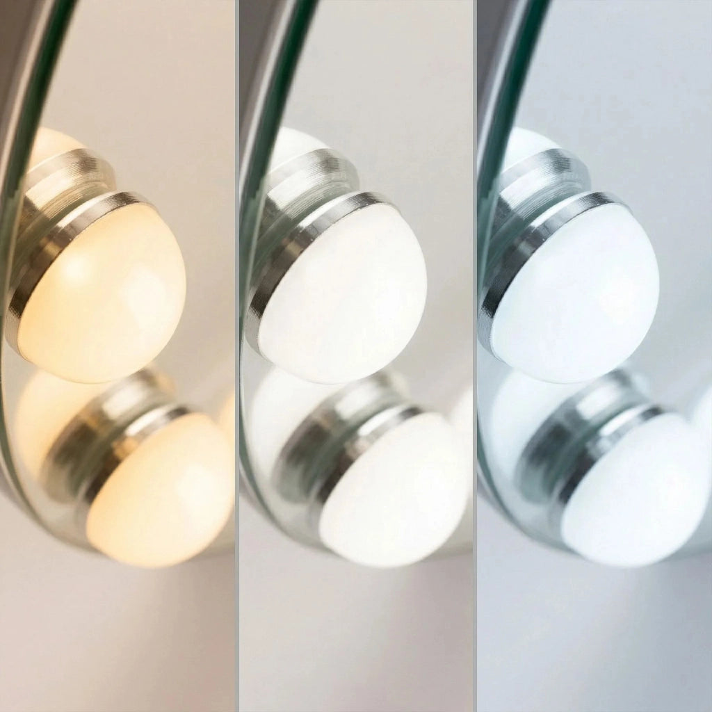 Specchio Led Hollywood L.gold 80x60