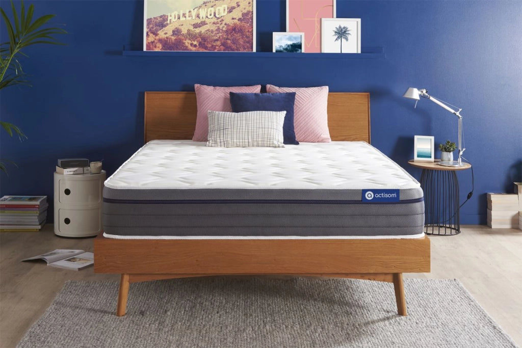 Materasso matrimoniale matrimoniale Actiflex zen 140x190cm - Spessore : 26cm - Molle insacchettate e memory foam - Bilanciato