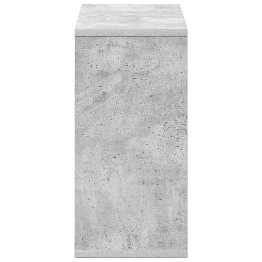 Credenza | Madia | Buffet da pranzo | Armadio da pranzo con cassetto Grigio cemento 49,5 x 22 x 47 cm