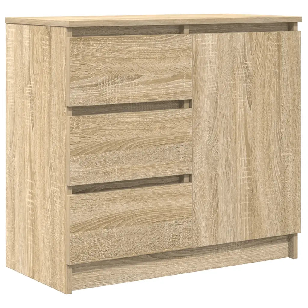 Credenza con Cassetto-Buffet-Armadio da cucina Rovere Sonoma 71x35x65 cm in Truciolato 268745