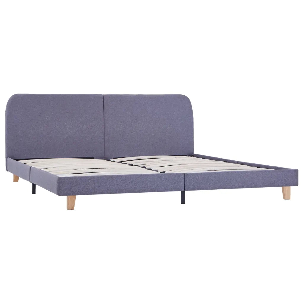 Giroletto senza Materasso-Struttura Letto Grigio Chiaro 180x200 cm Tessuto 211801