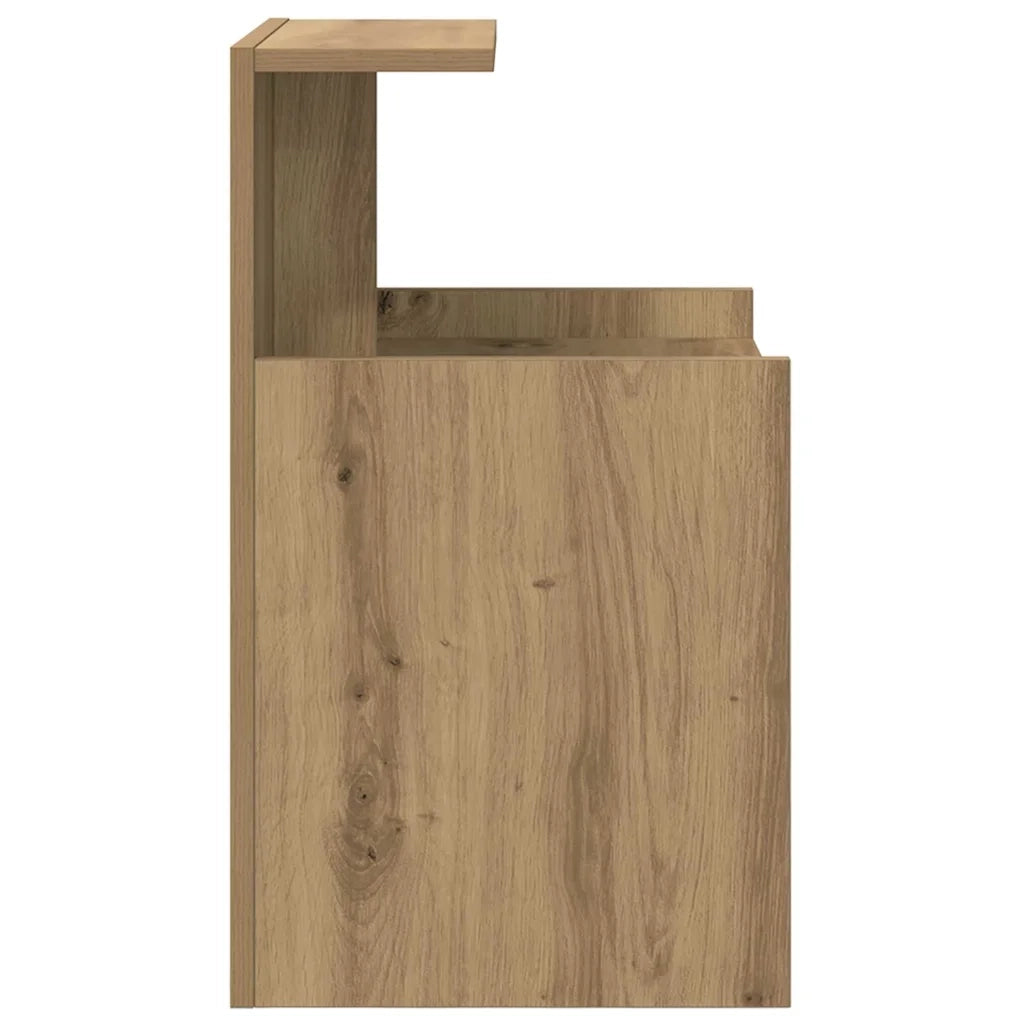 Armadio da Notte 2 pcs Rovere artigianale 40 x 35 x 60 cm 875137