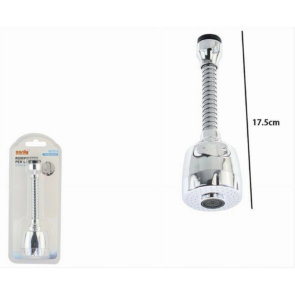 Trade Shop - Rompigetto Flessibile Girevole Ugello Cucina Per Lavello Rubinetto 17.5 Cm 87174 -