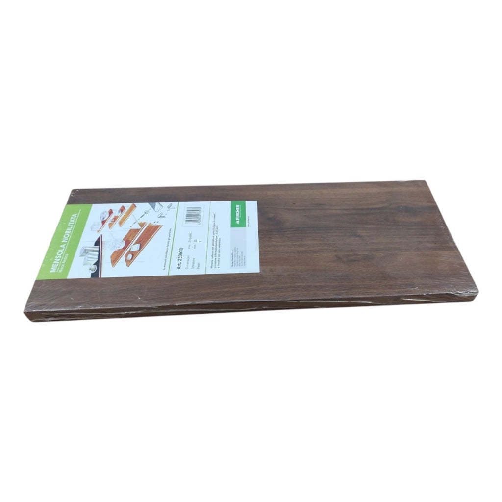 MENSOLA IN  LEGNO NOCE SC. 60X25