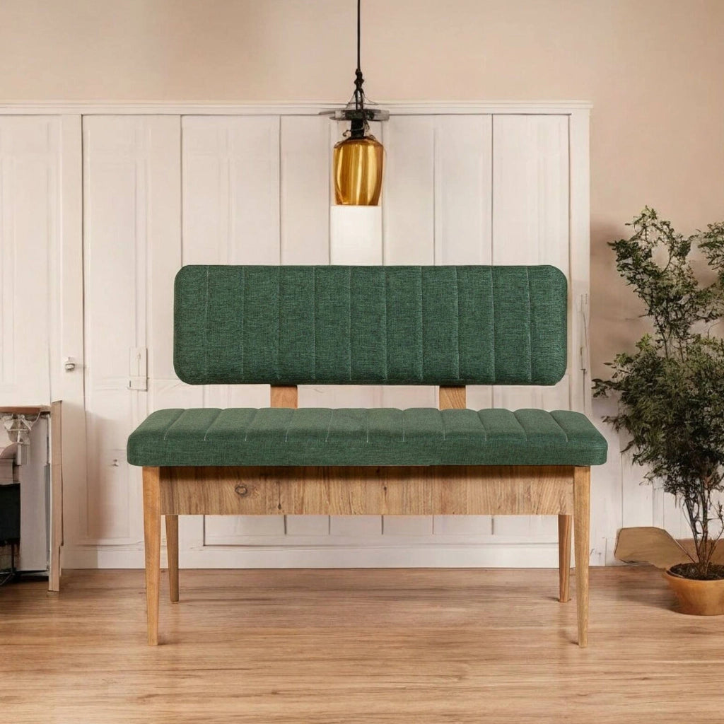 Salento, Panca Peso Supportato 150 kg, 110x40x85h cm Marrone Quercia