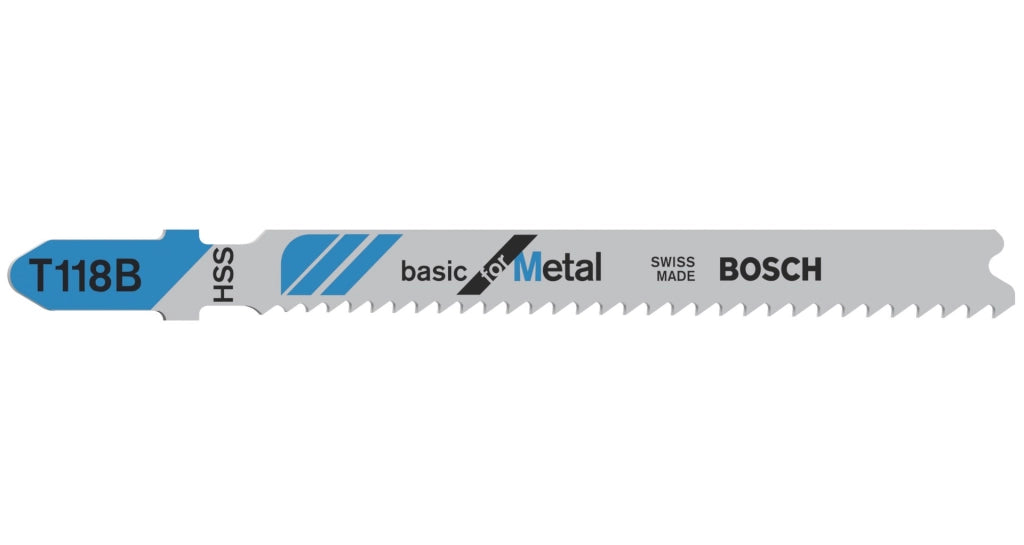2608631014 - Set 5 lame per seghetto alternativo T 118 B Basic for Metal