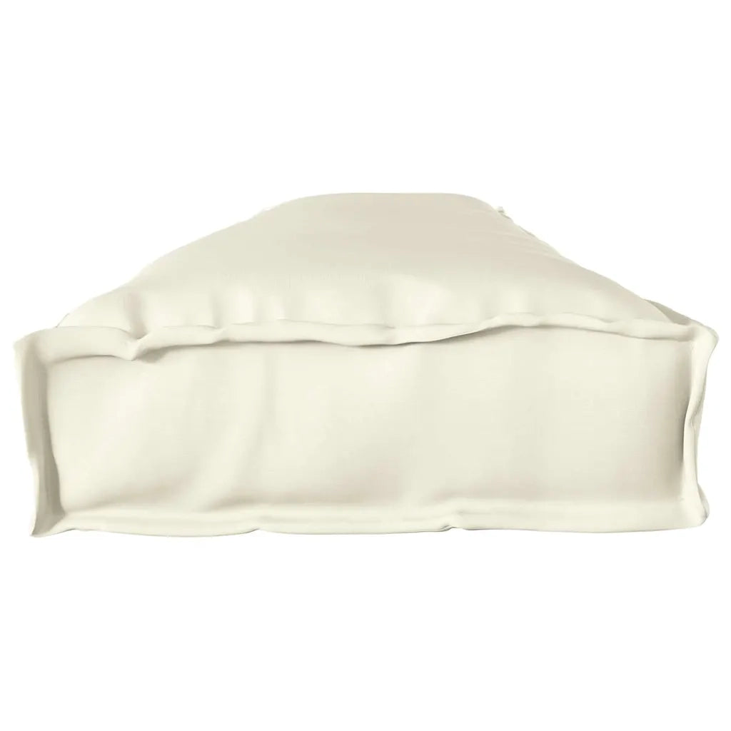 Cuscino per pallet Crema 200 x 40 x 8 cm Tessuto Oxford 42001680