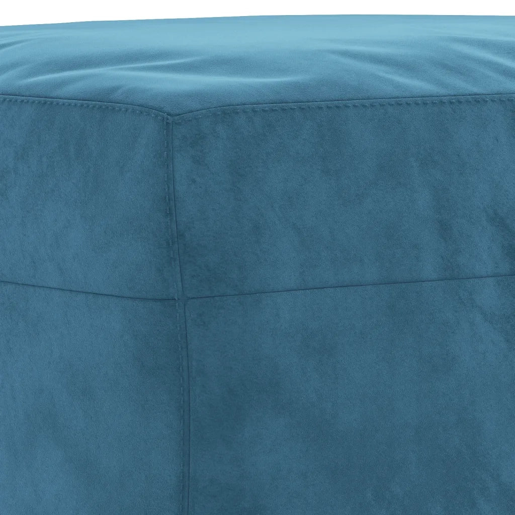 Set di Divani 4 pz con Cuscini Blu in Velluto 3202189