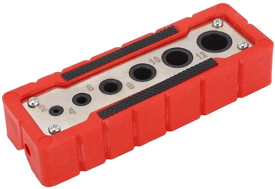 Geleider per Trapano in Acciaio di Alta Velocità - Assistente per Trapano - Standard per Trapano - Localizzatore per Trapano Preciso - Diametri di Foro da 2 a 12 mm - Utilizzo Versatile - Guida per Trapano