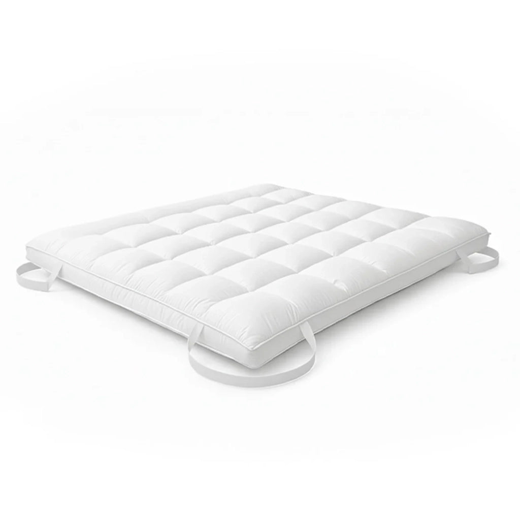 Topper 140x190 cm con Imbottitura in Ovatta da 1000 gr/m² | Coprimaterasso Extra Comfort con Camera d'Aria Traspirante Incorporata