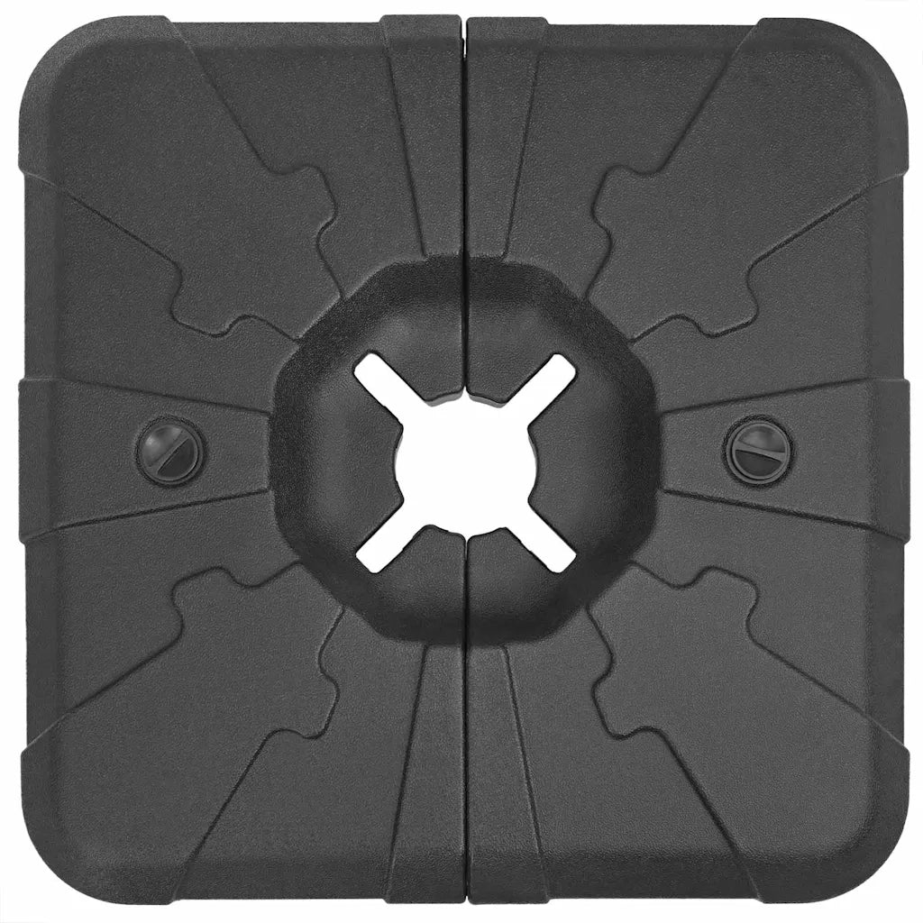 Base per Ombrellone a Braccio Nero 88,5 x 88,5 x 12 cm 42006933