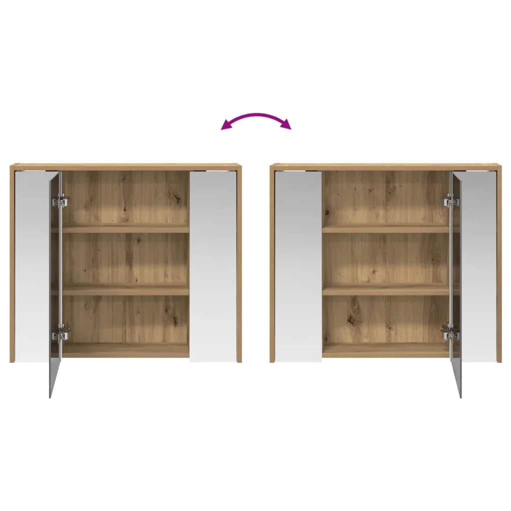 Mobiletto per specchio da bagno Rovere Artigianale 889174