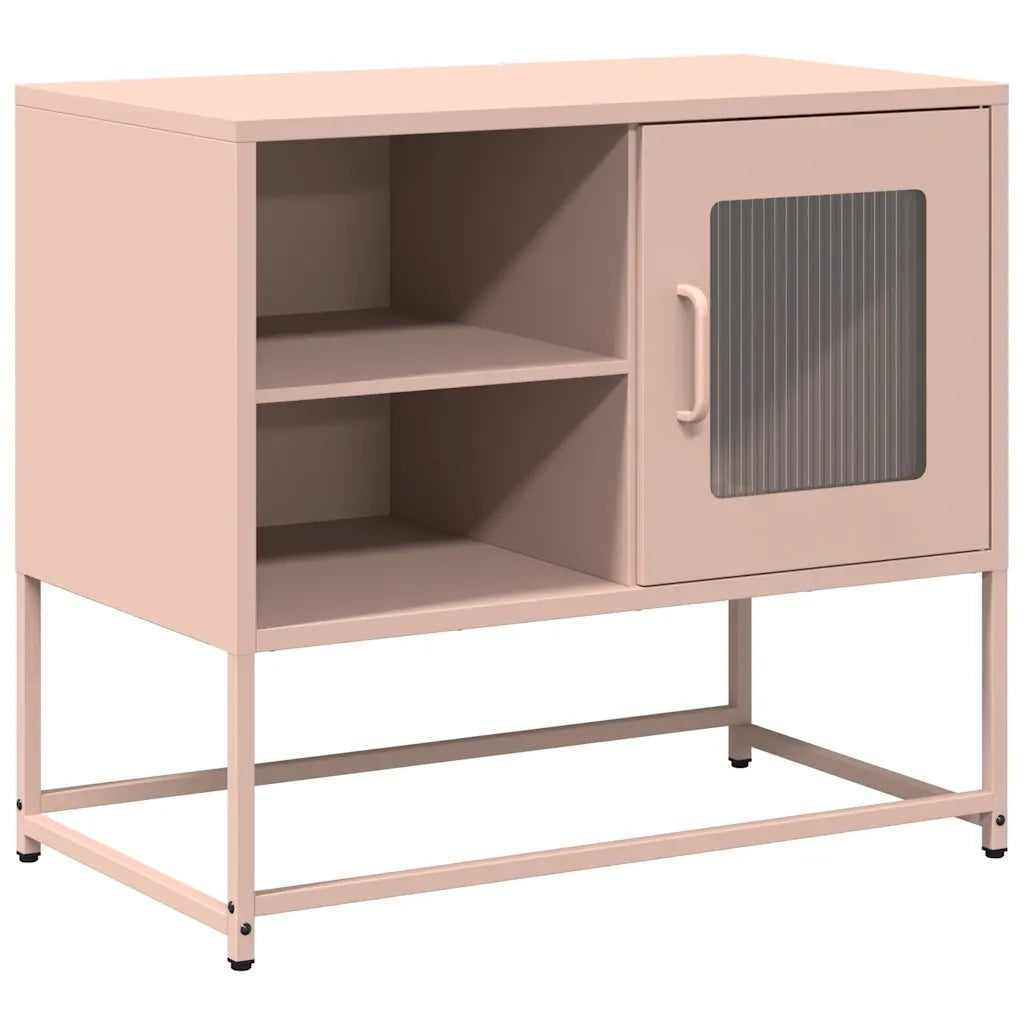 Mobile TV Rosa 68x39x60,5 cm in Acciaio 853387