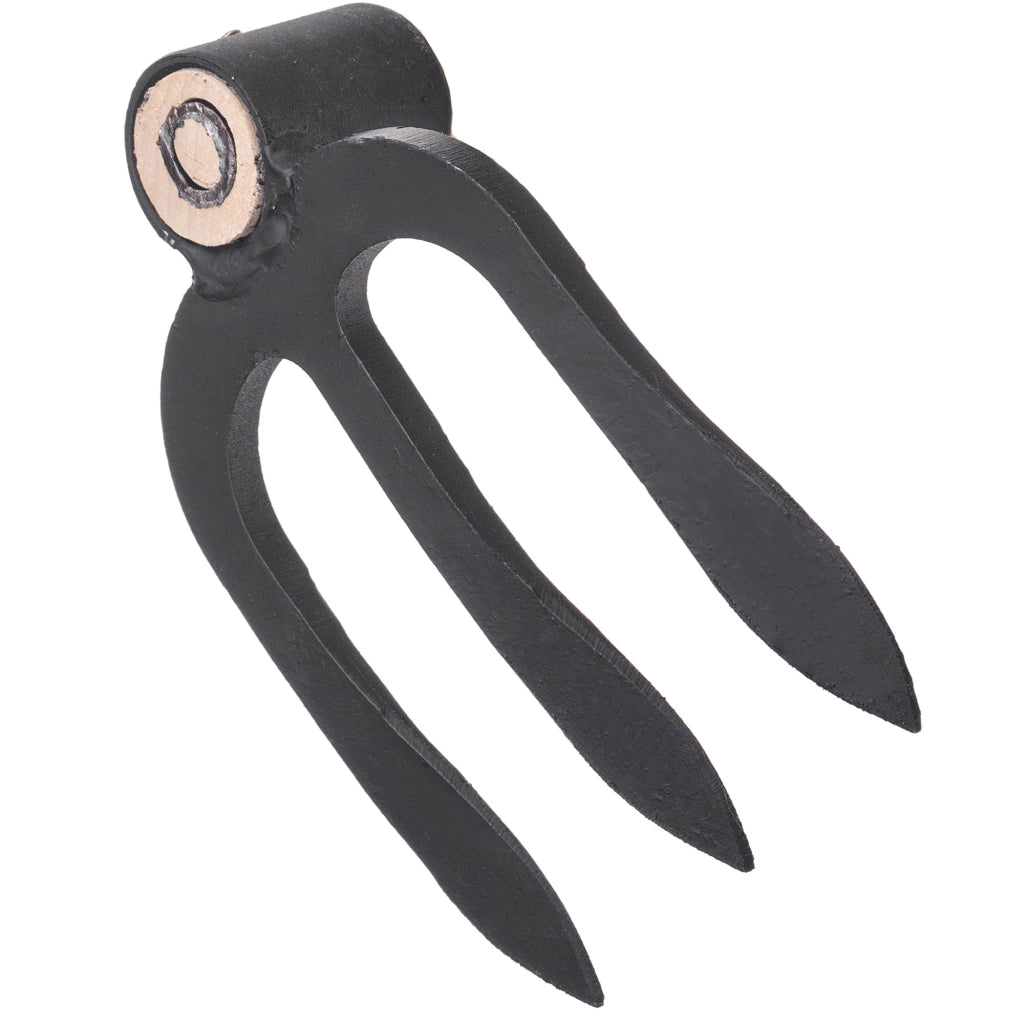 Zappa da giardino forgiata KADAX da 12 cm per diserbo, in acciaio di alta qualità, senza manico.
