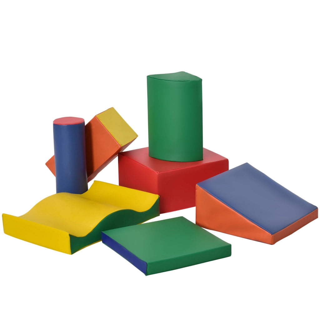 Blocchi da Costruzione Morbidi ¨C Minimal ¨C 7 Pezzi, Colori Vari