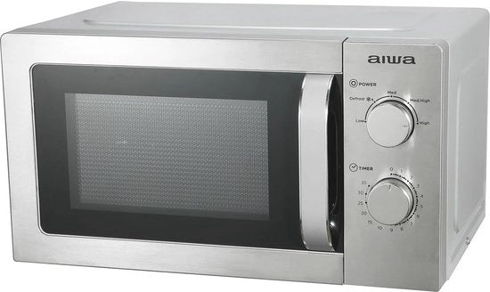 Magnetron 20 Litri con Manopola a Rotazione e 700 W di Potenza - Argento