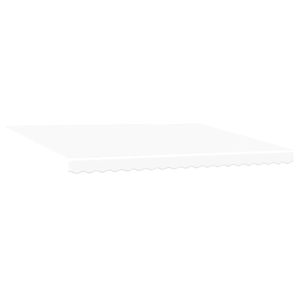 Tessuto per Tenda con Bianco 450 × 350 cm Poliestere 3331144
