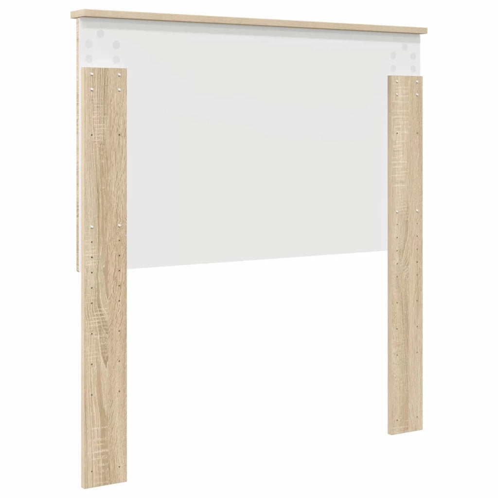 Testiera | Testata con Testiera | Testata Rovere Sonoma 90 cm Legno multistrato