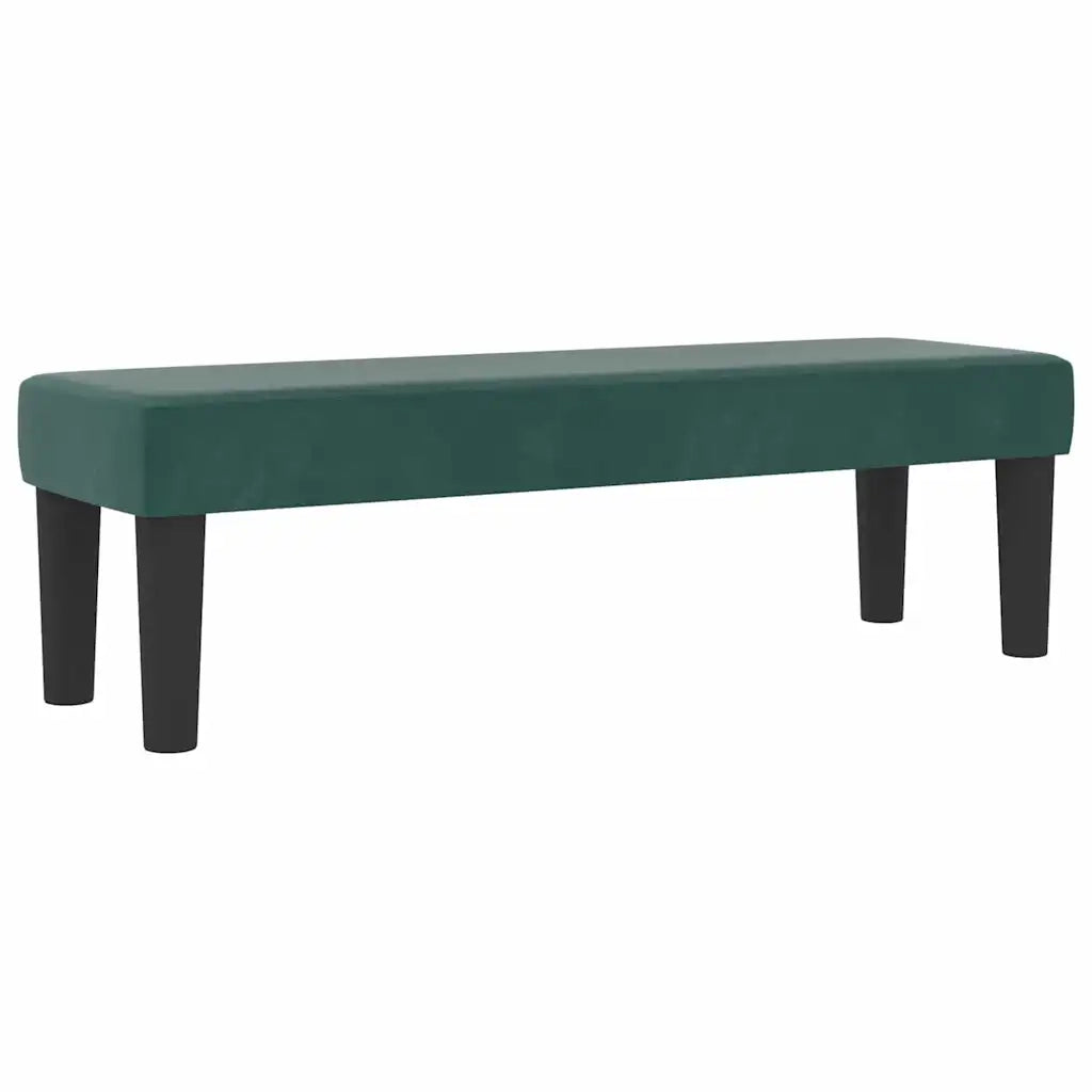 Letto a molle con testiera Verde Scuro 200 x 140 cm Velluto 3344585