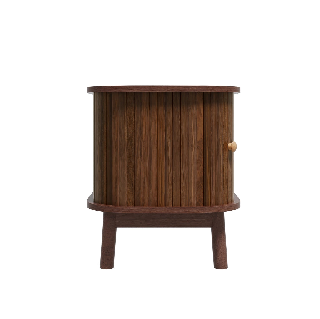 Mobile TV con porte e cassetti in MDF noce