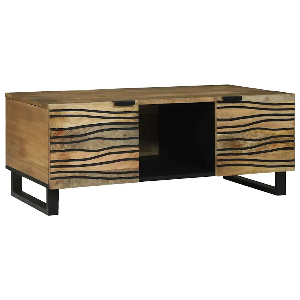 Tavolino da salotto Marrone e Nero 100 x 54 x 40 cm 4017948