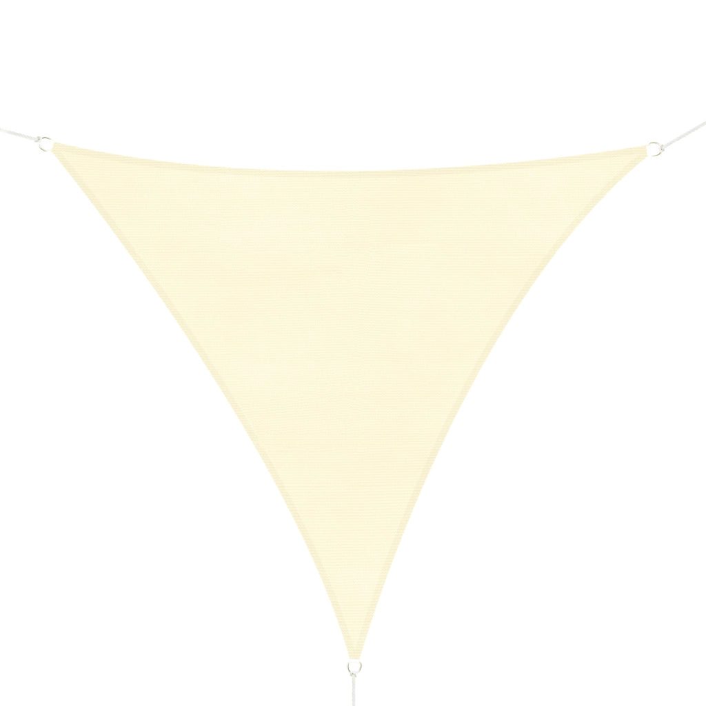 Tenda parasole triangolare ¨C Xylo ¨C 4x4x4 m tessuto anti-UV impermeabile beige per esterno giardino