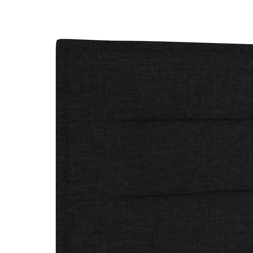 Testiera | Testata LED con strisce LED con Testiera | Testata Nero 80 cm Tessuto