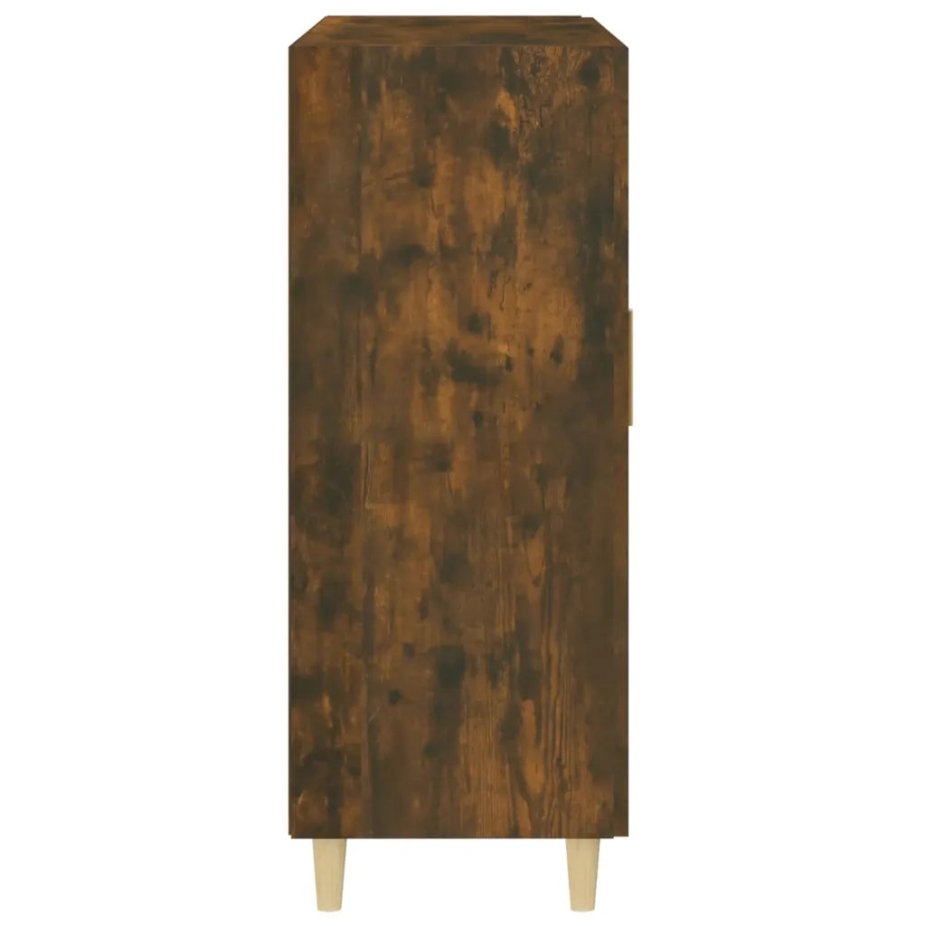 Credenza Rovere Fumo 69,5x34x90 cm in Legno Multistrato 817333