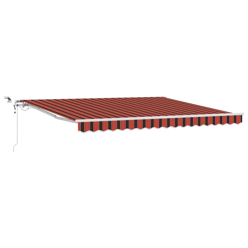 Tenda Retrattile Arancione e Marrone 400 × 350 cm 3330738