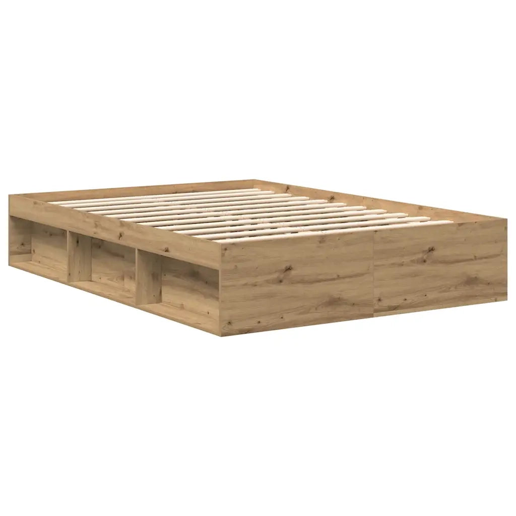 Giroletto senza Materasso-Struttura Letto Rovere Artigianale 120x200cm 339530