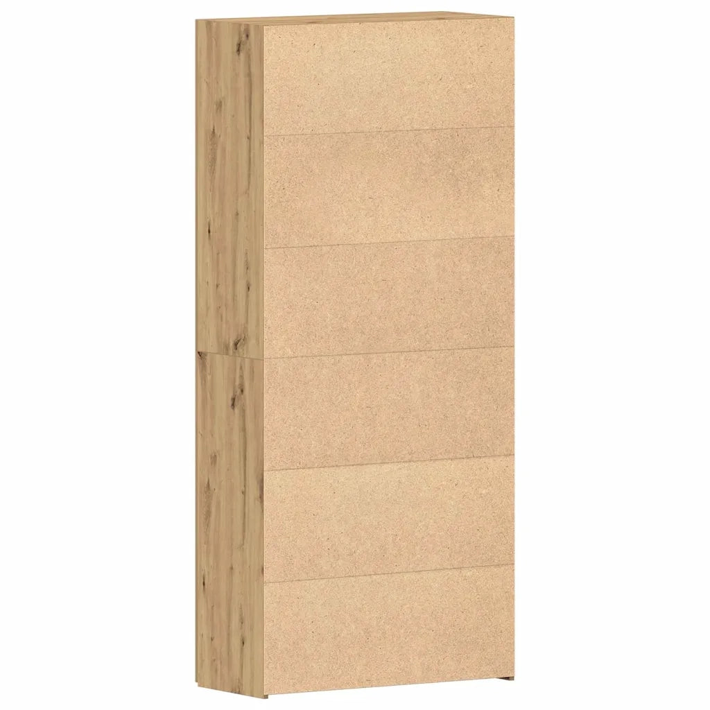 Scarpiera | Mobile per scarpe Marrone 80 x 35.5 x 180 cm Legno multistrato