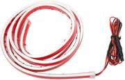 Fascia LED per capote - 180 cm - Rosso - Flessibile e duraturo - Migliora la sicurezza - Adatto per auto SUV e furgoni