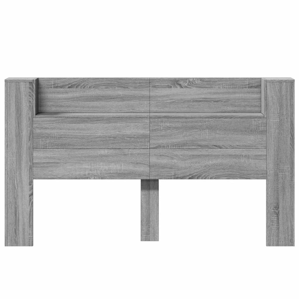 Testiera | Testata Grigio Sonoma 180 x 16,5 x 103,5 cm Legno multistrato
