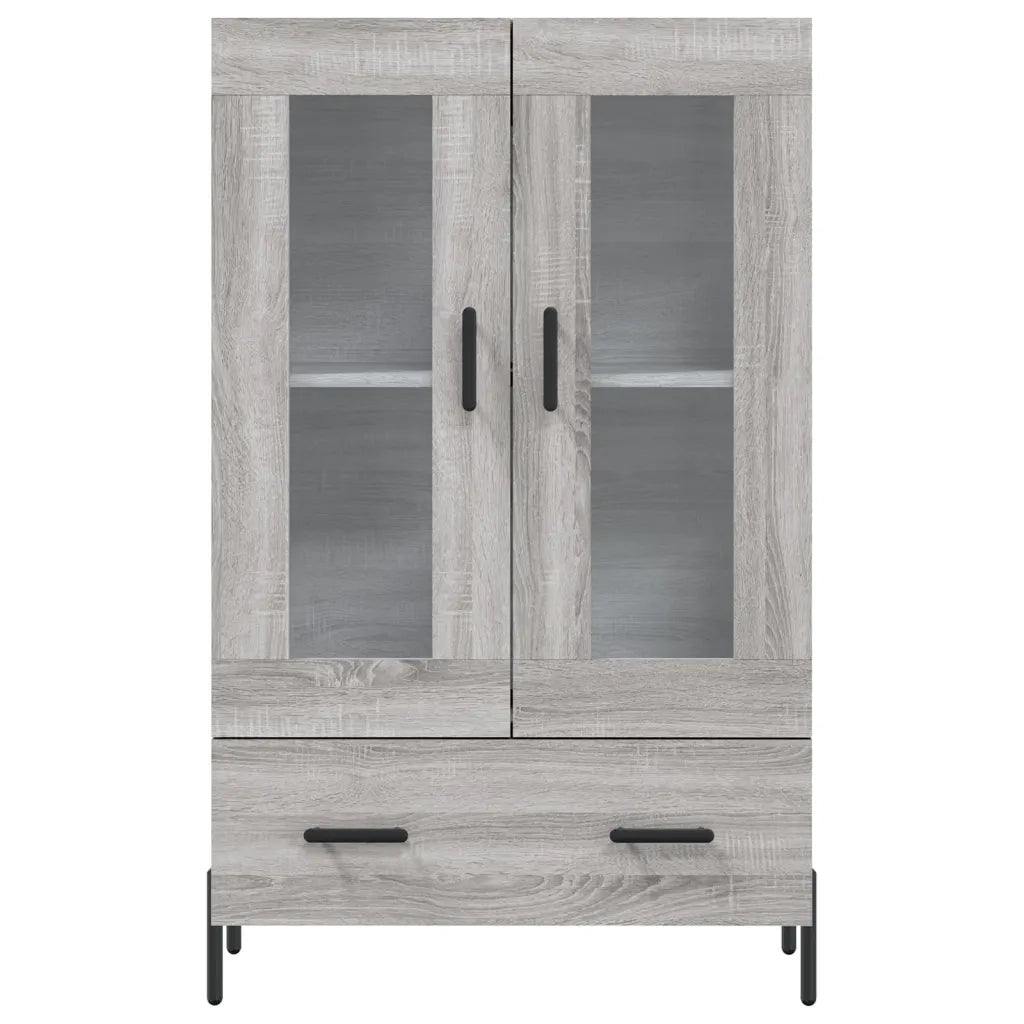 Credenza | Madia | Buffet da pranzo | Armadio da pranzo Grigio Sonoma 69,5x31x115 cm in Legno Multistrato