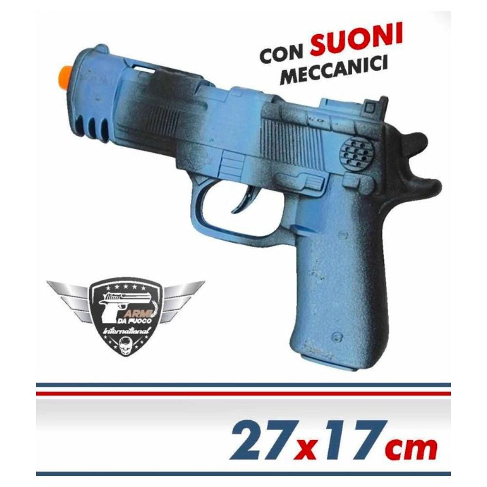 Trade Shop - Pistola Giocattolo A Frizione Per Bambini Con Suoni Meccanici 27x17cm Età 3+ -