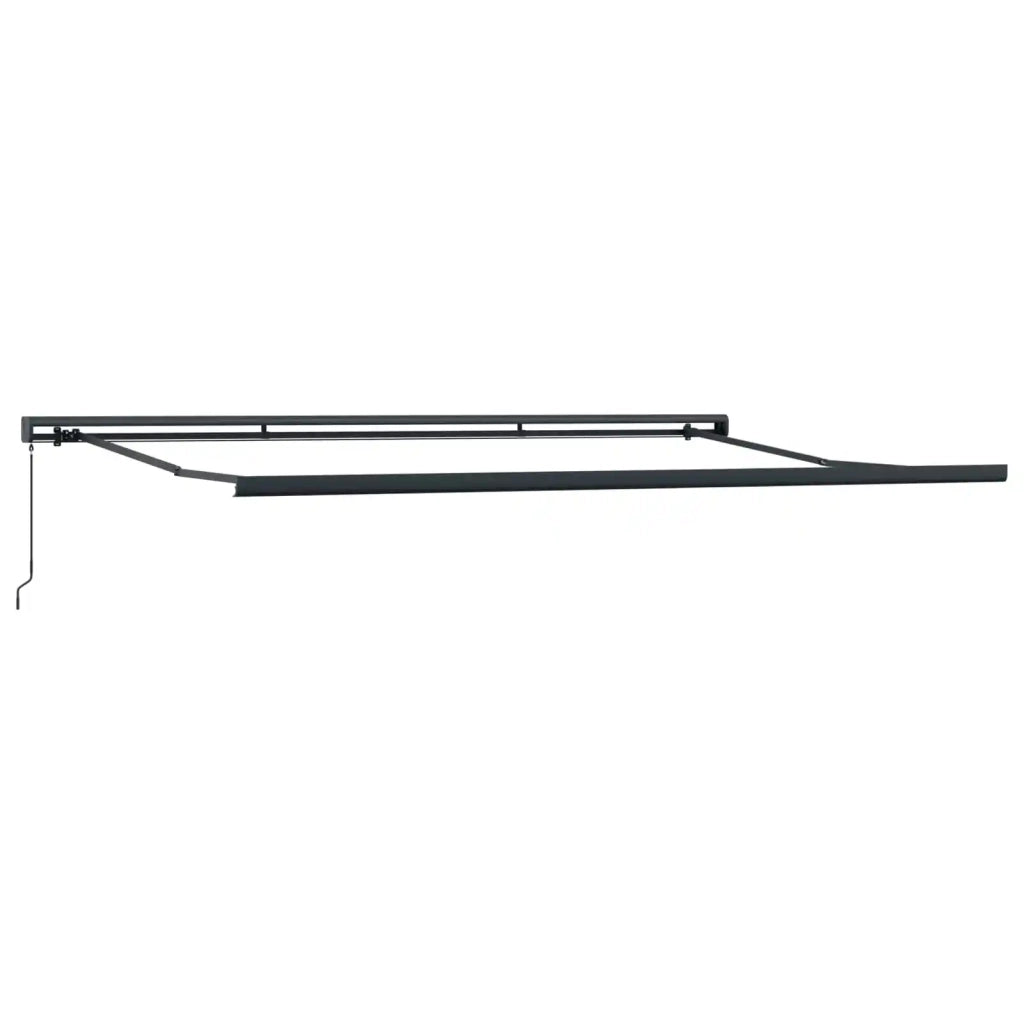 Tenda Retrattile Arancione e Nero 400 × 300 cm Tela e Alluminio 3420199