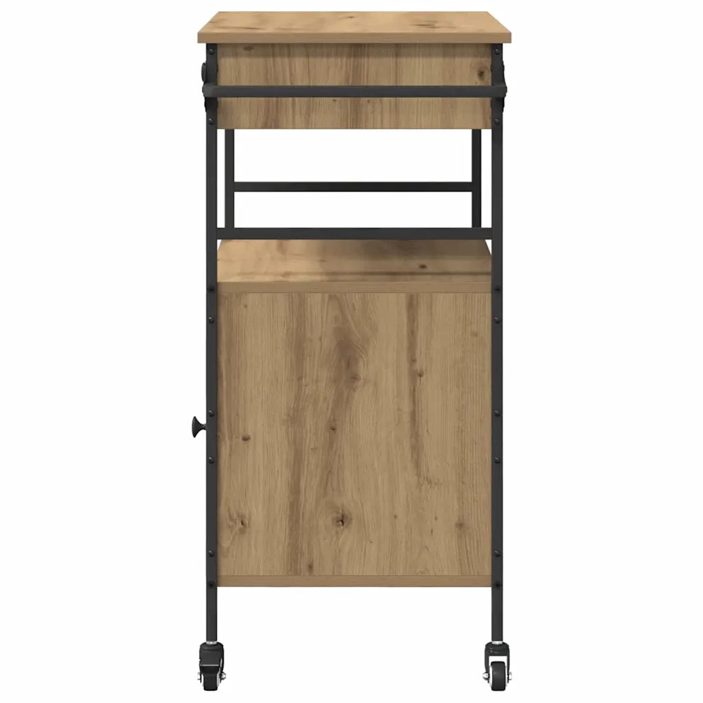 Carrello da Cucina Rovere artigianale 56 x 43 x 89,5 cm CFW6908255