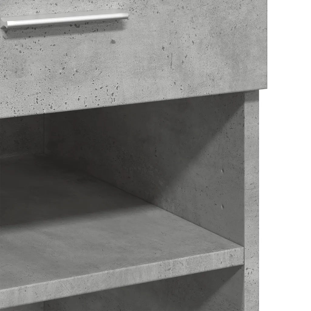 Credenza | Madia | Buffet da pranzo | Armadio da pranzo Grigio Cemento 80x42,5x93 cm in Legno Multistrato