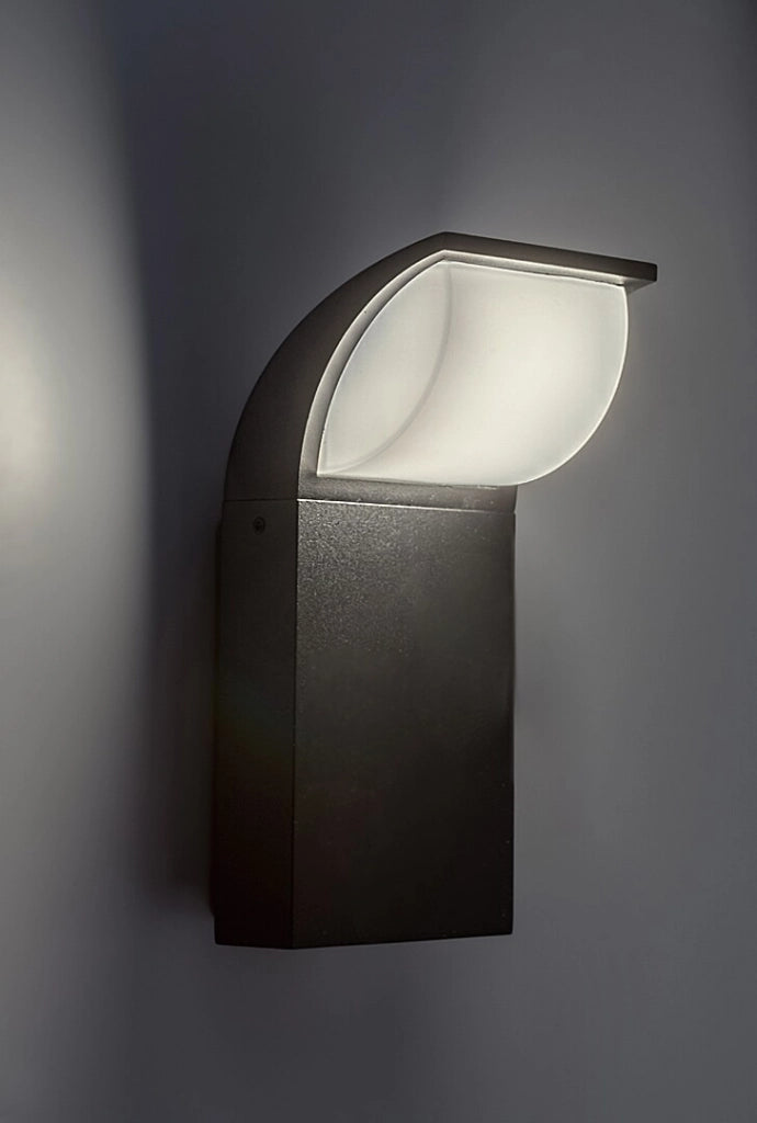 Applique LED esterna moderna 9W nera Hongkong Rabalux