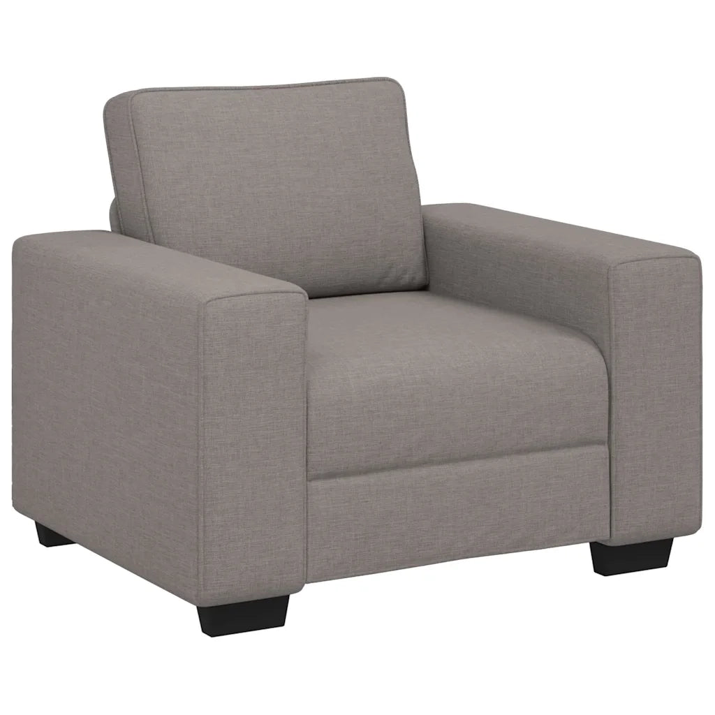 Divano Sedia-Poltrona Tortora 100x77x82 cm in Tessuto