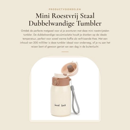 Tumbler a Doppia Parete in Acciaio Inossidabile - 200ML - Tazza Portatile da Viaggio - Moka Termica con Coperchio - Disegno Fiori